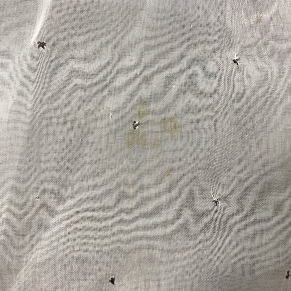 White Silver Metallic Sheer Shawl Wrap Scarf - Picture 7 of 9